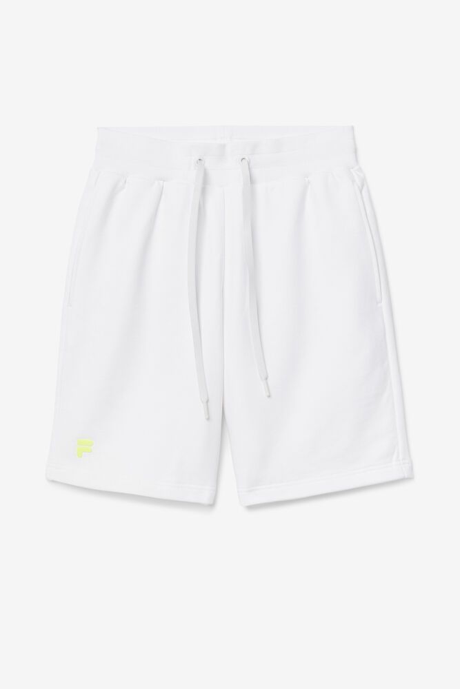 Fila Shorts Taylor Mens White - India JVW-846951